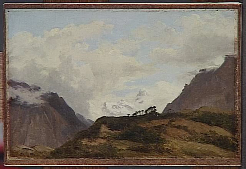 Paesaggio alpino - Louvre Collections